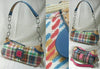 Small Handbags with Trendy Plaid Design & Partial Chain Strap