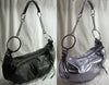 Small Handbags with Metal Rings & Chain Handles