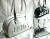 Oval Handbags with Front Letters